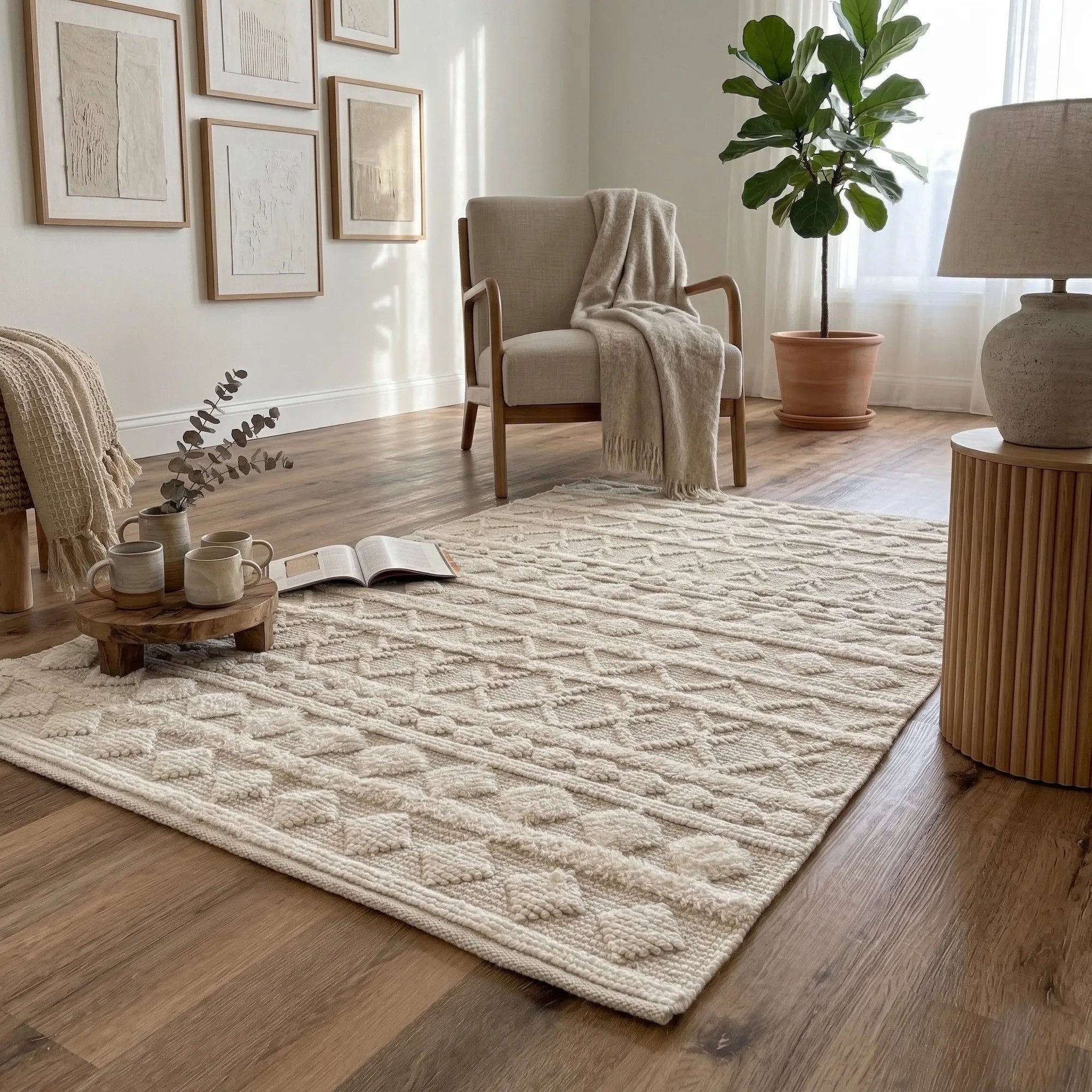 Zephyr by Rita Rugs Home, Woollen Hand Woven Area Rug