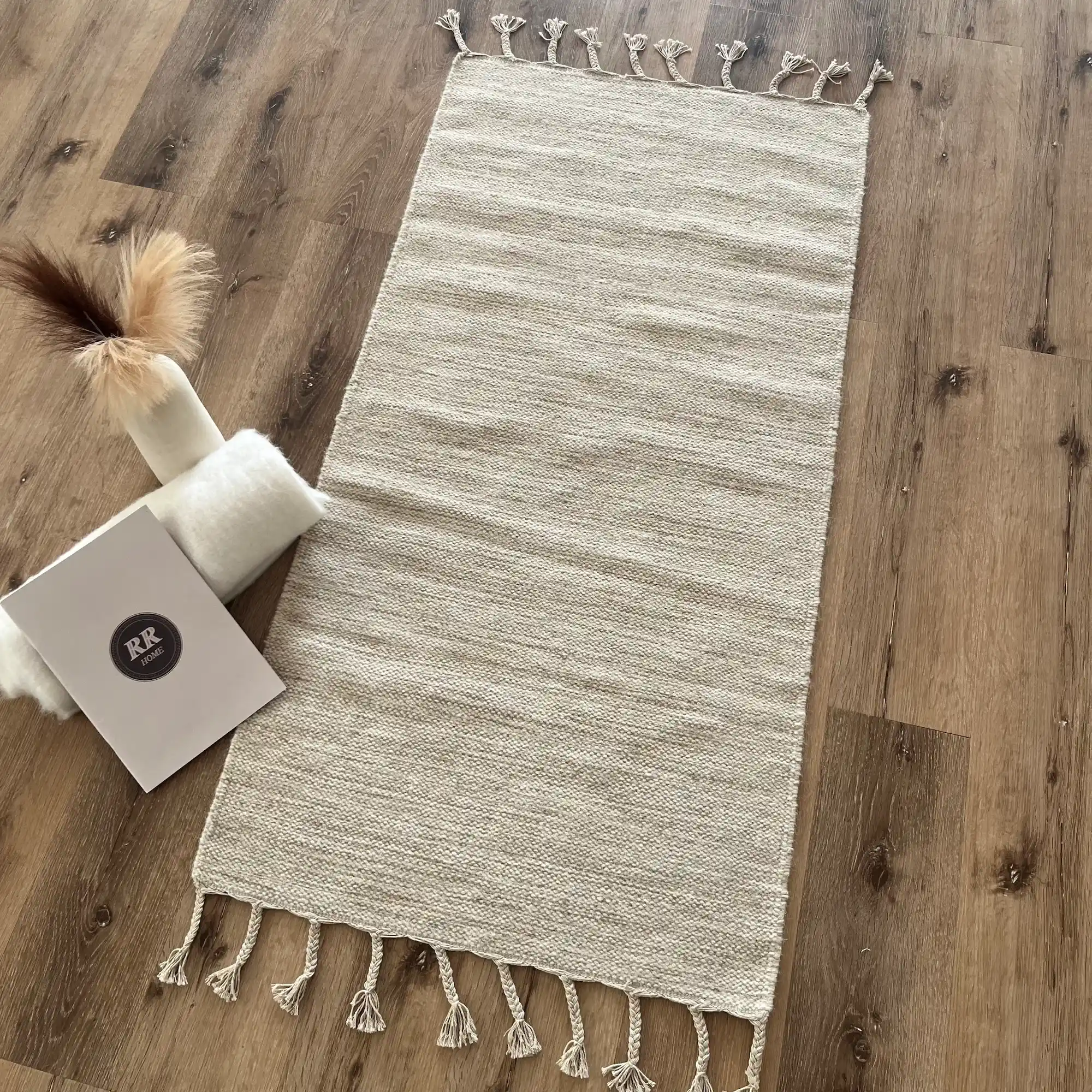 Brockwood, 100% Wool, Reversible Hand Woven Area Rug